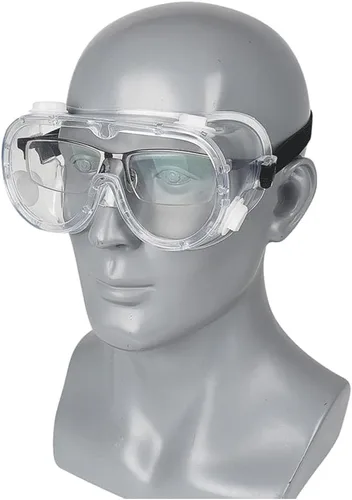 Miniatura 5 de Paquete de 3 gafas de seguridad antivaho ajustables para protección ocular contra salpicaduras ajustables para laboratorios, trabajadores