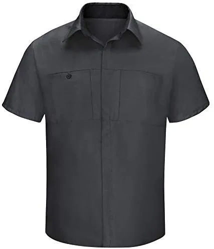 Miniatura 4 de Red Kap Men's Standard Short Sleeve Performance Plus Shop Shirt with Oilblok Technology