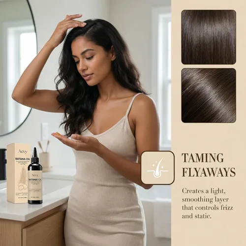 Miniatura 6 de Aceite de batana, apoya el crecimiento del cabello, aceite hidratante para el cuero cabelludo y el cabello, aceite suavizante hidratante profundo