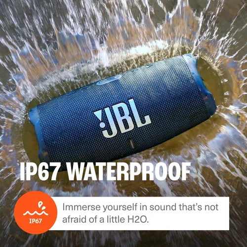 Miniatura 6 de JBL Charge 5 (Azul) + Paquete con funda protectora rígida divvi! (Negro)