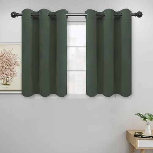 Miniatura 246 de Easy-Going - Cortinas opacas para dormitorio, aislamiento térmico sólido con ojales, cortinas de ventana para reducción de ruido, cortinas