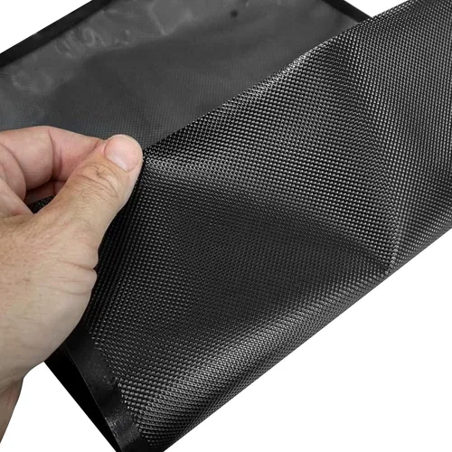 Miniatura 7 de Bolsas de diamante - Bolsas de sellado al vacío 5mil - 50 bolsas (15x20, Negro/Transparente)