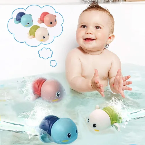 Juguetes de baño para bebés, juguetes de tina de tortuga, juguete para bebés de 6 a 12 meses, tortugas flotantes para niños y niñas, baby shower,