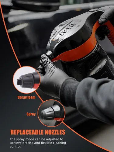 Miniatura 5 de SPTA Pulverizador de Espuma a Presión, 2.25L/76 oz Pulverizador Eléctrico de Jabón Presurizado Pulverizador de Espuma para Automóvil, Pulverizador