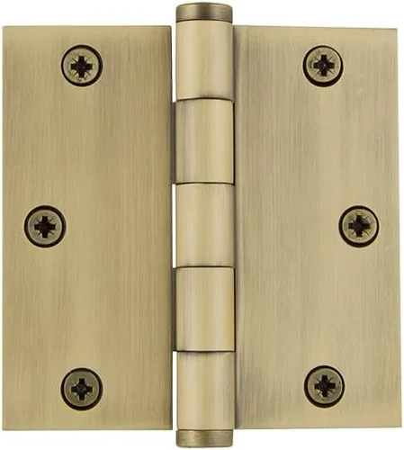 Miniatura 104 de Grandeur Hardware 824304 Bisagra residencial con punta de bellota de 3.5 pulgadas con esquinas de radio de 5/8 pulgadas en peltre antiguo