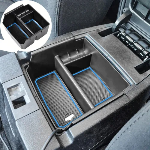 Miniatura 10 de EDBETOS Bandeja organizadora de consola central compatible con Jeep Wrangler JK/JKU 2011-2018 Rubicon Sport Sahara Accesorios Reposabrazos Guantera