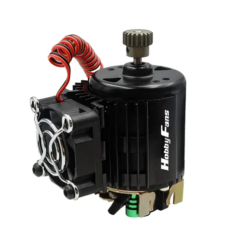Miniatura 4 de Disipador de calor de motor RC con ventilador de enfriamiento de 5 V, apto para 540 550 3650 F540 3660 3670 Tamaño sin escobillas Motor Disipador