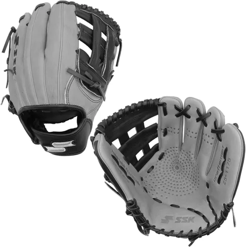 Miniatura 13 de SSK Z5 Craftsman Guante de béisbol para infield – 11.25” - 11.5” - 11.75” - 12” – Lanzamiento con mano derecha y izquierda Rojo/Verde Kelly/Blanco