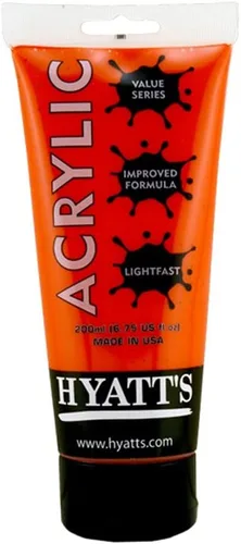 Miniatura 23 de Hyatt's Alizarine - Pintura acrílica carmesí Tubo de pintura acrílica de 2.5 fl oz de grado artístico Secado rápido y pintura no tóxica