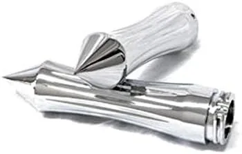 Empuñaduras de manillar de motocicleta con pinchos de 1 pulgada con acelerador para Kawasaki Suzuki Yamaha Custom Bike