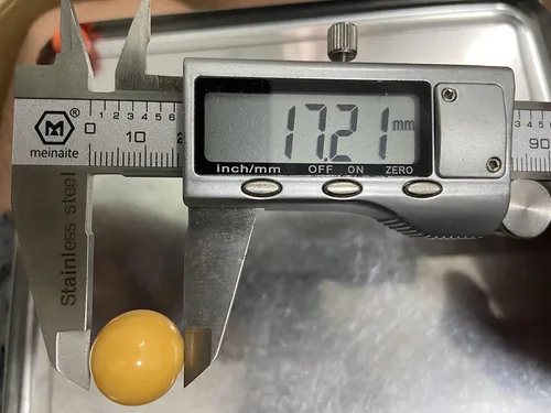 Miniatura 2 de 100 bolas de cal de 0.68 pulgadas para autodefensa y práctica, reutilizables, munición calibre 68, bolas de plástico sólido de nailon para Byrna