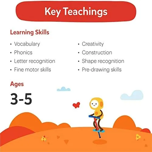 Miniatura 6 de Osmo - Little Genius Sticks & Rings-2 juegos educativos de aprendizaje -Edades 3-5-Imaginación, formación de letras y creatividad- Para iPad