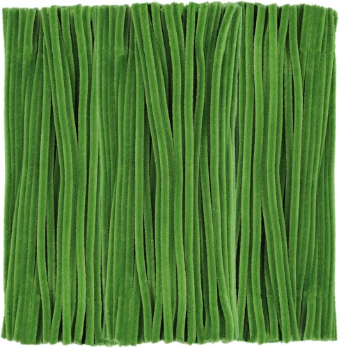 Miniatura 3 de Limpiapipas de chenilla verde militar para manualidades (200 piezas) para decoraciones creativas de arte DIY para días festivos (0.24 x 12 pulgadas)