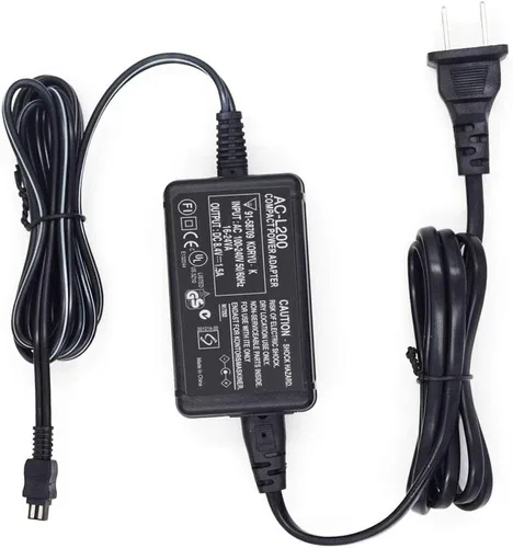 Miniatura 2 de Cargador adaptador de corriente alterna AC-L200 para videocámara Sony Handycam DCR-SX, DCR-SR, DCR-HC, DCR-PC, DCR-DVD, DCR-IP, HDR-CX, HDR-XR