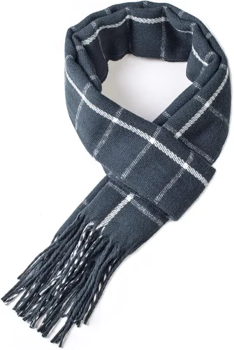 Miniatura 11 de Alpine Swiss Bufanda a cuadros para hombre, ultra suave, chal de invierno, cálido, ligero, para clima frío