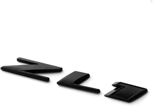 Miniatura 2 de 1 pieza de emblema ZL1 negro OEM ZL1 letra trasera lateral Zl1 puerta compatible con Zl1 1LE Ss Rs (negro mate)