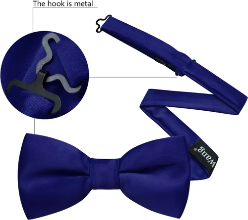 Miniatura 5 de YOHOWA Juego de pañuelos de cachemira preatados para hombre y niños, ajustable, elegante, para bodas, fiestas