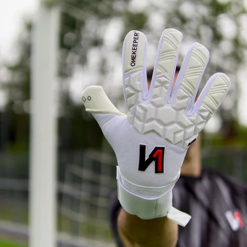 Miniatura 8 de ONEKEEPER ACE Guantes de portero – Protección sin dedos – Guantes de portero de fútbol profesional para niños, jóvenes y adultos – látex de contacto