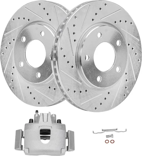 Miniatura 42 de Detroit Axle - 4WD - Rotores de disco delantero de 13.031 in de repuesto para Ford Excursion F-250 F-350 Super Duty 1999-2004 - Juego de 3 piezas