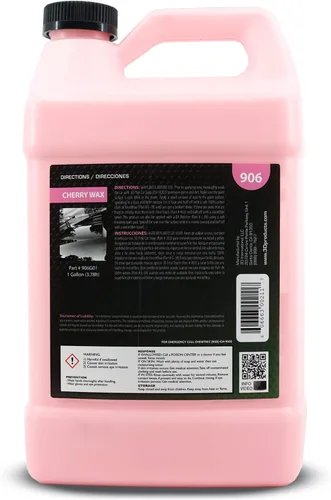 Miniatura 2 de 3D Cherry Wax - Cera líquida de carnauba para autos de exhibición con polímeros sintéticos Acabado de brillo profundo Fácil de remover Brillo