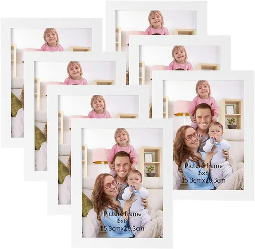 Miniatura 38 de Giftgarden - Juego de 7 marcos para fotos de 4 x 6 pulgadas, color negro, marcos para fotos de 4 x 6 pulgadas para pared o mesa