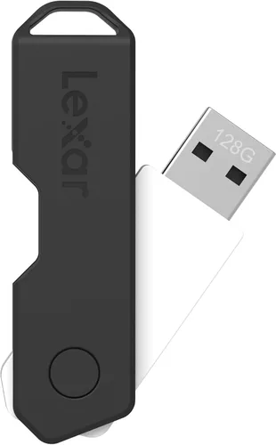 Miniatura 2 de Lexar JumpDrive TwistTurn2 - Unidad flash USB 2.0 de 128 GB, color negro (LJDTT2-128ABNABK)