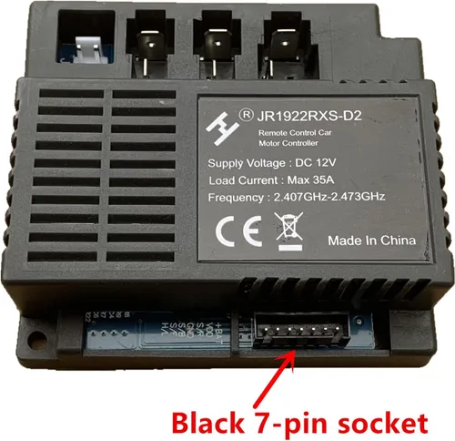 Miniatura 2 de JR1922RXS-D2 12V Niños Powered Ride on Car 2.4G Bluetooth Control remoto y receptor Kit Controlador Caja de Control Accesorios para Niños Eléctrico