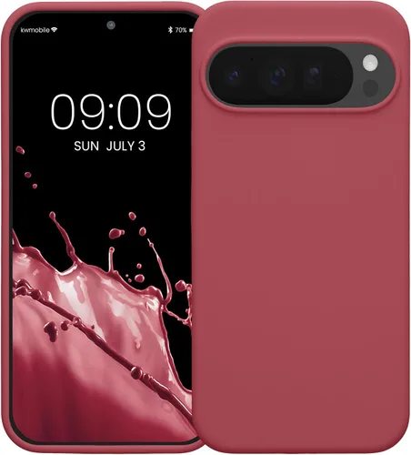 Miniatura 752 de kwmobile Funda Compatible con Google Pixel 6 Pro - Funda de teléfono de silicona TPU con acabado suave - Azul Arrecife