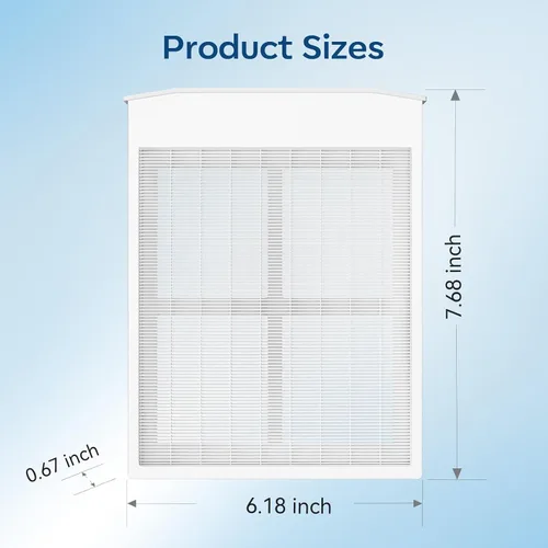 Miniatura 7 de Makartt Filtro colector de polvo de uñas: filtro de repuesto para extractor de polvo de uñas reutilizable de alta eficiencia G4 compatible