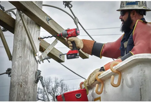 Miniatura 5 de Milwaukee 2865-22 M18 FUEL 7/16 pulgadas Llave de impacto hexagonal utilitaria de alto torque con kit ONE-KEY