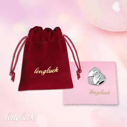 Miniatura 7 de Abalorio de plata de ley 925 para pulseras y collares Pandora para mujer, circonitas cúbicas 5A, cuentas de joyería