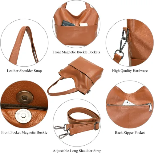Miniatura 7 de CHERISH KISS Bolsos de cuero y bolsos de mano para mujer