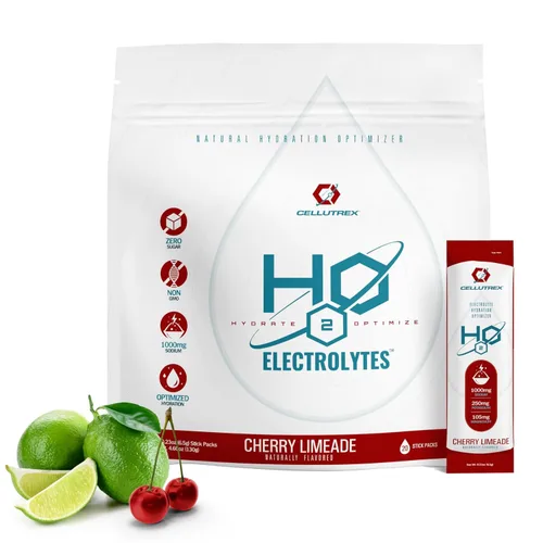 Miniatura 6 de Cellutrex® H2O Electrolytes - Pomelo Mezcla de bebida en polvo de electrolitos sin azúcar Sal natural, electrolitos sin OMG para entrenamientos