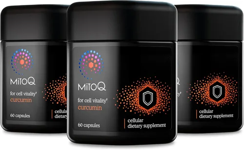 Miniatura 6 de MitoQ Curcumina Longvida Fórmula Lipidada Antioxidante dirigido a mitocondrias Curcumina de forma libre ultra biodisponible y acción sostenida, 60