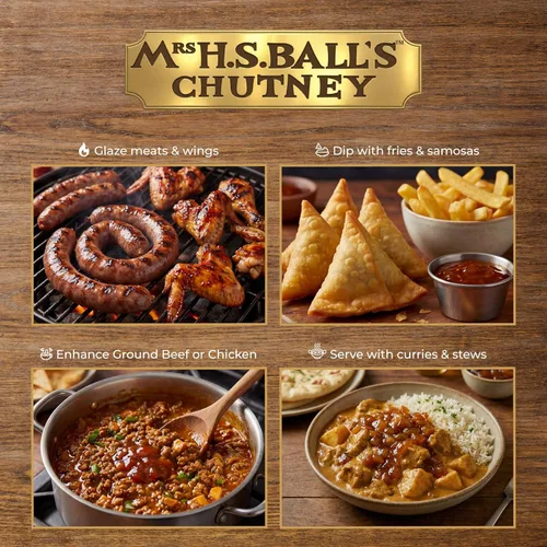 Miniatura 6 de Mrs Balls HOT Chutney 2.4 lbs Frasco de plástico de boca ancha importado de Sudáfrica