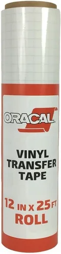 Miniatura 4 de Oracal Rollo de cinta de transferencia transparente de 12 pulgadas con rejilla para vinilo adhesivo, cinta de transferencia de vinilo para Cricut