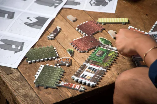 Miniatura 6 de Wrebbit3D Fire Station - Rompecabezas 3D Colección Urbania 285 piezas de rompecabezas Paisaje urbano encantador y único de una ciudad pequeña