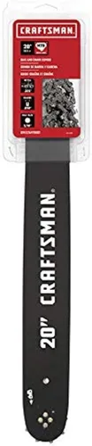 CRAFTSMAN CMXGZAM700121 Juego de cadena y barra de motosierra de repuesto, se adapta a varios Husqvarna, John Deere y otros modelos superiores, 20