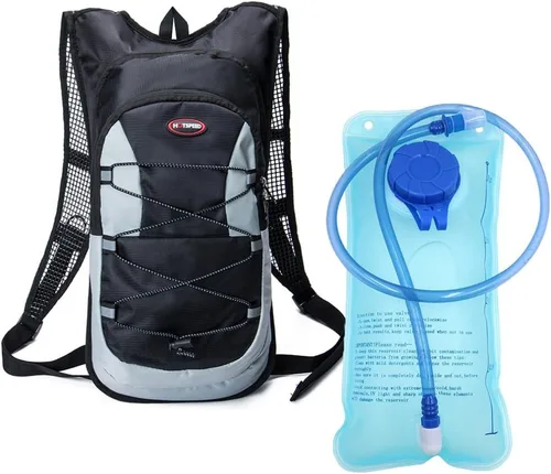Miniatura 16 de Monvecle - Mochila de agua con vejiga para andar en bicicleta /Senderismo, escalar + 2L Bolsa de hidratación