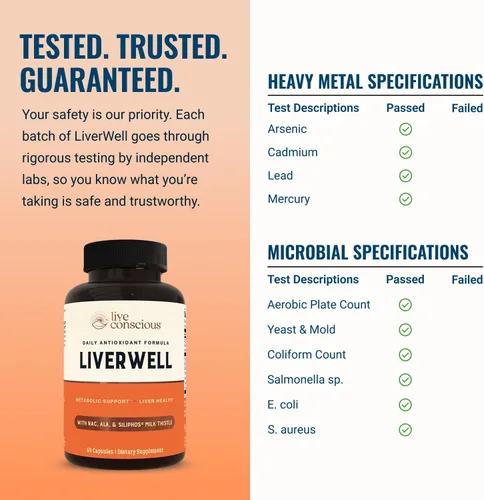 Miniatura 6 de LiverWell - Limpieza hepática, rejuvenecimiento, apoyo metabólico, suplemento hepático para la salud hepática con extracto de cardo mariano