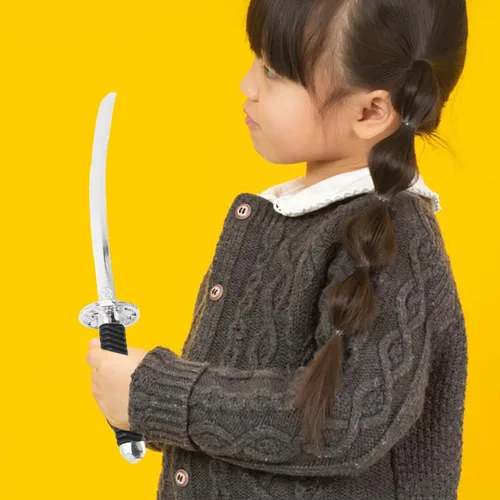 Miniatura 9 de Abaodam Mini espada de juguete de plástico samurái japonés conjunto de juguetes de Halloween Dress Up Props Espada