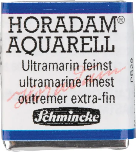 Miniatura 120 de Schmincke - HORADAM® AQUARELL - acuarelas de los mejores artistas, 786 Antracita, 14 786 044, 1/2 sartén