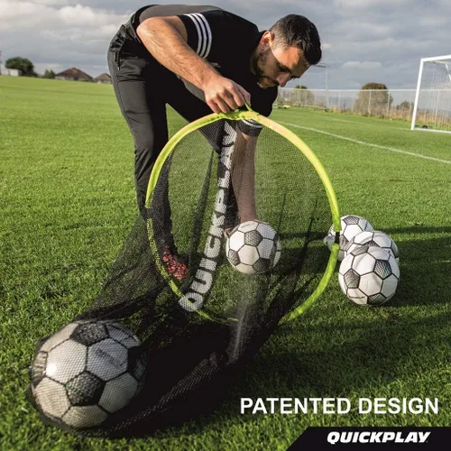 Miniatura 2 de QUICKPLAY Target Sax - Red de fútbol 2 en 1 y bolsa de pelotas Equipo multideportivo para fútbol, béisbol, softbol, baloncesto y más Portátil