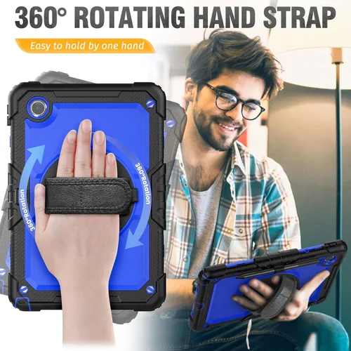 Miniatura 3 de HXCASEAC Funda para Samsung Galaxy Tab S6 Lite de 10,4 pulgadas, protectora con protector de pantalla/correa de mano/soporte para bolígrafo S, a