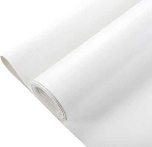 Miniatura 3 de Picheng Hojas de vinilo de piel sintética: tela de piel sintética lisa blanca, impermeable, 54 x 36 pulgadas, tapicería de vinilo suave sintético