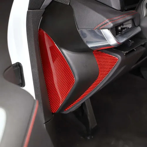 Miniatura 3 de Cojín de impacto para cierre de puerta de automóvil, cubierta lateral para Chevrolet Corvette C8 Z06 2020-2025, accesorios de decoración