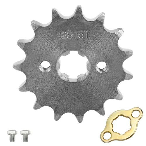 Miniatura 12 de HIAORS 428 13T 17mm Piñones de Motor Delantero para Motocicleta para 50cc 70cc 110cc 125cc 140cc 160cc TaoTao Roketa Coolster Sunl Lifan Chinese ATV