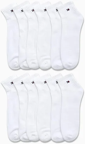 Miniatura 2 de Tommy Hilfiger Calcetines tobilleros acolchados de corte de cuarto para hombre (paquete de 12)