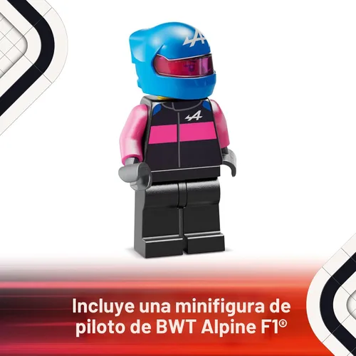 Miniatura 4 de LEGO Speed Champions BWT Alpine F1 Team A524 Auto de Carrera de Juguete - Juego de Construcción para Niños, Niños y Niñas, Edades 10+ - Auto