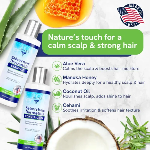 Miniatura 3 de Champú y acondicionador pHat 5.5 para seborrea y dermatitis